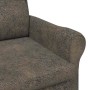 sillón Gris oscuro 76 x 94 x 102 cm Cuero sintético en Sillones | Comprar online en Foru.es