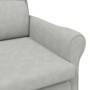 sillón Gris claro 76 x 94 x 102 cm Microfibra en Sillones | Comprar online en Foru.es