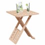 Mesa de Café Marrón 33 x 33 x 40,5 cm Madera de Nogal Sólido en Mesas de centro | Comprar online en Foru.es