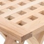 Mesa de Café Marrón 33 x 33 x 40,5 cm Madera de Nogal Sólido en Mesas de centro | Comprar online en Foru.es