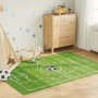 Alfombra niños lavable antideslizante campo fútbol 160x230 cm en Alfombras | Comprar online en Foru.es