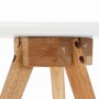 Mesa de Café 3 pcs Marrón Madera de Nogal Sólido en Mesas de centro | Comprar online en Foru.es