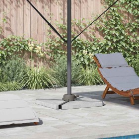 Base para sombrilla Plateado 23 x 14 x 6 cm en Bases para sombrillas | Comprar online en Foru.es