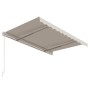 Toldo retráctil automático crema 300x250 cm en Toldos | Comprar online en Foru.es