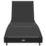 Tumbona Negro 197 x 70 x 82 cm ratán sintético en Tumbonas | Comprar online en Foru.es