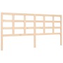 Estructura de cama con cabecero madera maciza 200x200 cm de vidaXL, Camas y somieres - Ref: Foro24-3192121, Precio: 142,82 €,...