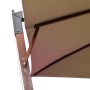 Sombrilla colgante con palo madera maciza abeto gris taupe 3x3m de vidaXL, Sombrillas - Ref: Foro24-313775, Precio: 144,22 €,...
