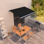 Toldo retráctil automático gris antracita 300x250 cm en Toldos | Comprar online en Foru.es