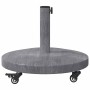 Base para sombrilla Aspecto de Madera Gris Oscuro en Bases para sombrillas | Comprar online en Foru.es