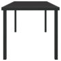 Mesa de Jardín Negro 160 x 80 x 73 cm Metal en Mesas de jardín | Comprar online en Foru.es