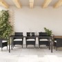 Mesa de Jardín Negro 200 x 80 x 73 cm Metal en Mesas de jardín | Comprar online en Foru.es