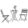 Juego Bistro de Jardín 3 pcs Antracita Acero en Conjuntos de jardín | Comprar online en Foru.es