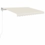 Toldo retráctil manual crema 350x250 cm en Toldos | Comprar online en Foru.es