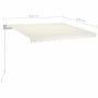 Toldo retráctil manual crema 350x250 cm en Toldos | Comprar online en Foru.es