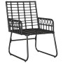 Conjunto de Comedor de Jardín 3 pcs Negro y Antracita en Conjuntos de jardín | Comprar online en Foru.es