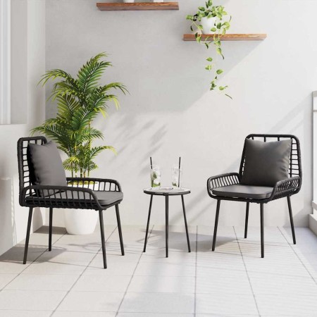 Conjunto de Comedor de Jardín 3 pcs Negro y Antracita en Conjuntos de jardín | Comprar online en Foru.es