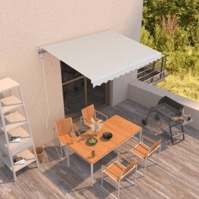 Toldo retráctil automático crema 350x250 cm en Toldos | Comprar online en Foru.es