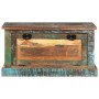 Banco zapatero de madera maciza reciclada de vidaXL, Bancos para recibidores y almacenamiento - Ref: Foro24-244832, Precio: 2...