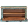 Banco zapatero de madera maciza reciclada de vidaXL, Bancos para recibidores y almacenamiento - Ref: Foro24-244832, Precio: 2...
