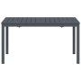 Mesa de Patio Antracita 180 x 80 x 74 cm en Mesas de jardín | Comprar online en Foru.es
