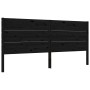 Estructura de cama con cabecero madera maciza negro 200x200 cm de vidaXL, Camas y somieres - Ref: Foro24-3192775, Precio: 225...
