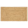 Alfombra de área Beige 60 x 110 cm yute en Alfombras | Comprar online en Foru.es