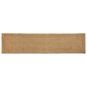 Alfombra de área Beige 60 x 250 cm yute en Alfombras | Comprar online en Foru.es