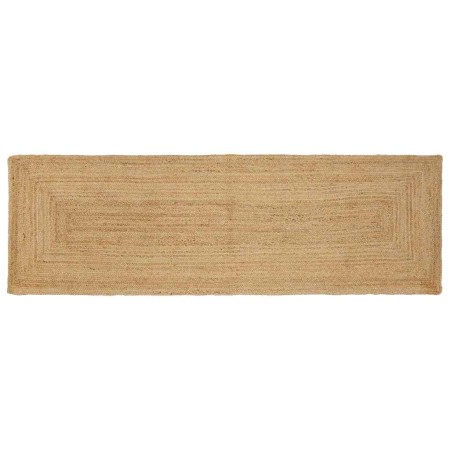 Alfombra de área Beige 80 x 300 cm yute en Alfombras | Comprar online en Foru.es