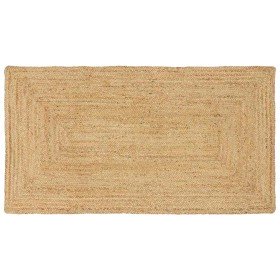 Alfombra de área Beige 100 x 200 cm yute en Alfombras | Comprar online en Foru.es