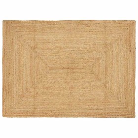 Alfombra de área Beige 120 x 170 cm yute en Alfombras | Comprar online en Foru.es
