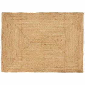 Alfombra de área Beige 120 x 170 cm yute en Alfombras | Comprar online en Foru.es