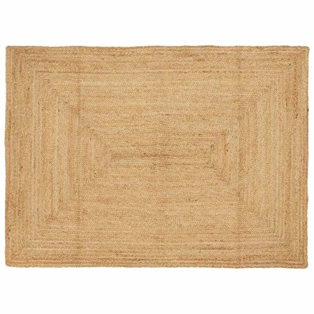 Alfombra de área Beige 140 x 200 cm yute en Alfombras | Comprar online en Foru.es