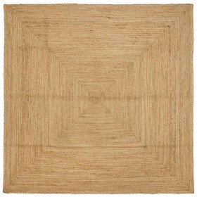 Alfombra de área Beige 200 x 200 cm yute en Alfombras | Comprar online en Foru.es