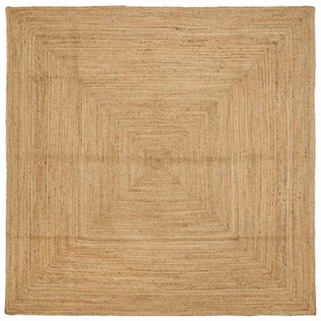 Alfombra de área Beige 200 x 200 cm yute en Alfombras | Comprar online en Foru.es