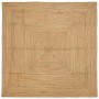 Alfombra de área Beige 240 x 240 cm yute en Alfombras | Comprar online en Foru.es