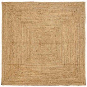 Alfombra de área Beige 240 x 240 cm yute en Alfombras | Comprar online en Foru.es