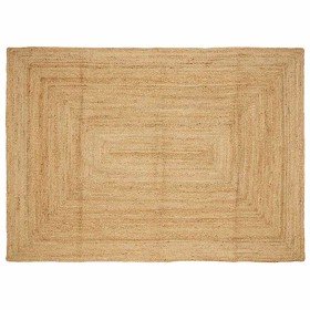 Alfombra de área Beige 240 x 340 cm yute en Alfombras | Comprar online en Foru.es