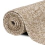 Alfombra Natural y blanco 60 x 110 cm yute en Alfombras | Comprar online en Foru.es