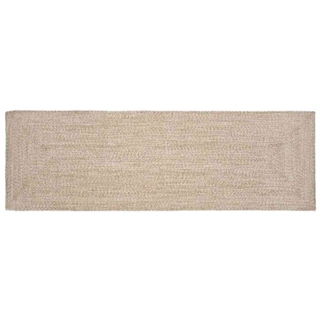 Alfombra Natural y blanco 60 x 200 cm yute en Alfombras | Comprar online en Foru.es