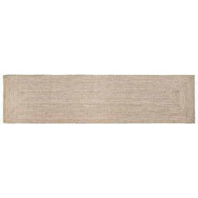 Alfombra Natural y blanco 60 x 400 cm yute en Alfombras | Comprar online en Foru.es