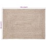 Alfombra Natural y blanco 120 x 170 cm yute en Alfombras | Comprar online en Foru.es