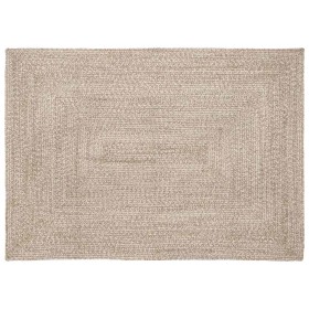 Alfombra Natural y blanco 140 x 200 cm yute en Alfombras | Comprar online en Foru.es