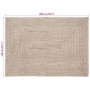 Alfombra Natural y blanco 140 x 200 cm yute en Alfombras | Comprar online en Foru.es