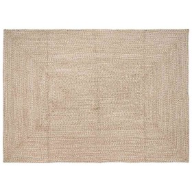 Alfombra Natural y blanco 160 x 230 cm yute en Alfombras | Comprar online en Foru.es