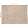 Alfombra Natural y blanco 200 x 290 cm yute en Alfombras | Comprar online en Foru.es