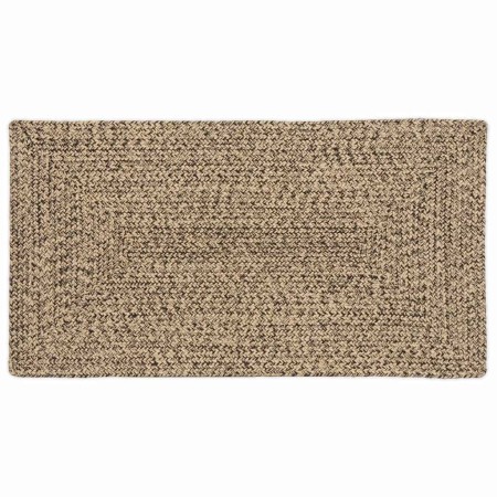 Alfombra Natural y negro 60 x 110 cm yute en Alfombras | Comprar online en Foru.es