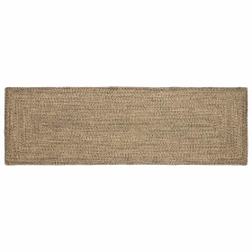 Alfombra Natural y negro 80 x 250 cm yute en Alfombras | Comprar online en Foru.es