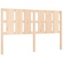 Estructura de cama con cabecero madera maciza 160x200 cm de vidaXL, Camas y somieres - Ref: Foro24-3192241, Precio: 143,32 €,...