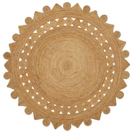 Alfombra Marrón Ø 180 cm yute en Alfombras | Comprar online en Foru.es