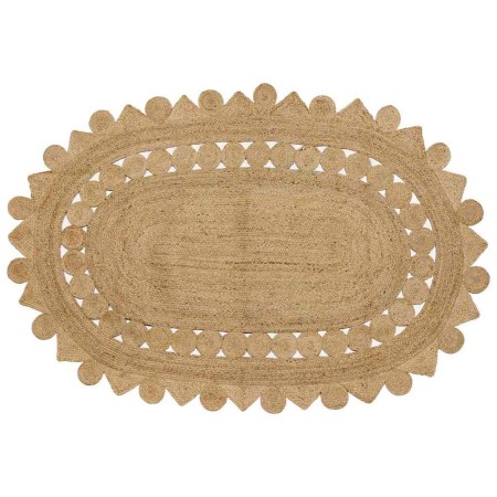 Alfombra Marrón 152 x 245 cm yute en Alfombras | Comprar online en Foru.es